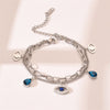 High-Quality 316L Stainless Steel Gold-Toned Turkish Evil Eye Bracelet for Women - Stylish Wrist Jewelry for Parties and Gifts