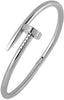 Stainless Steel Gold-Plated Anti Tarnish Nail Bracelet for Women