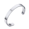 8MM Width Bracelets with Your Customized text and Adjustable Size for Men