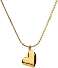Gold Plated Anti-Tarnish Heart Themed Pendant Necklace for Women
