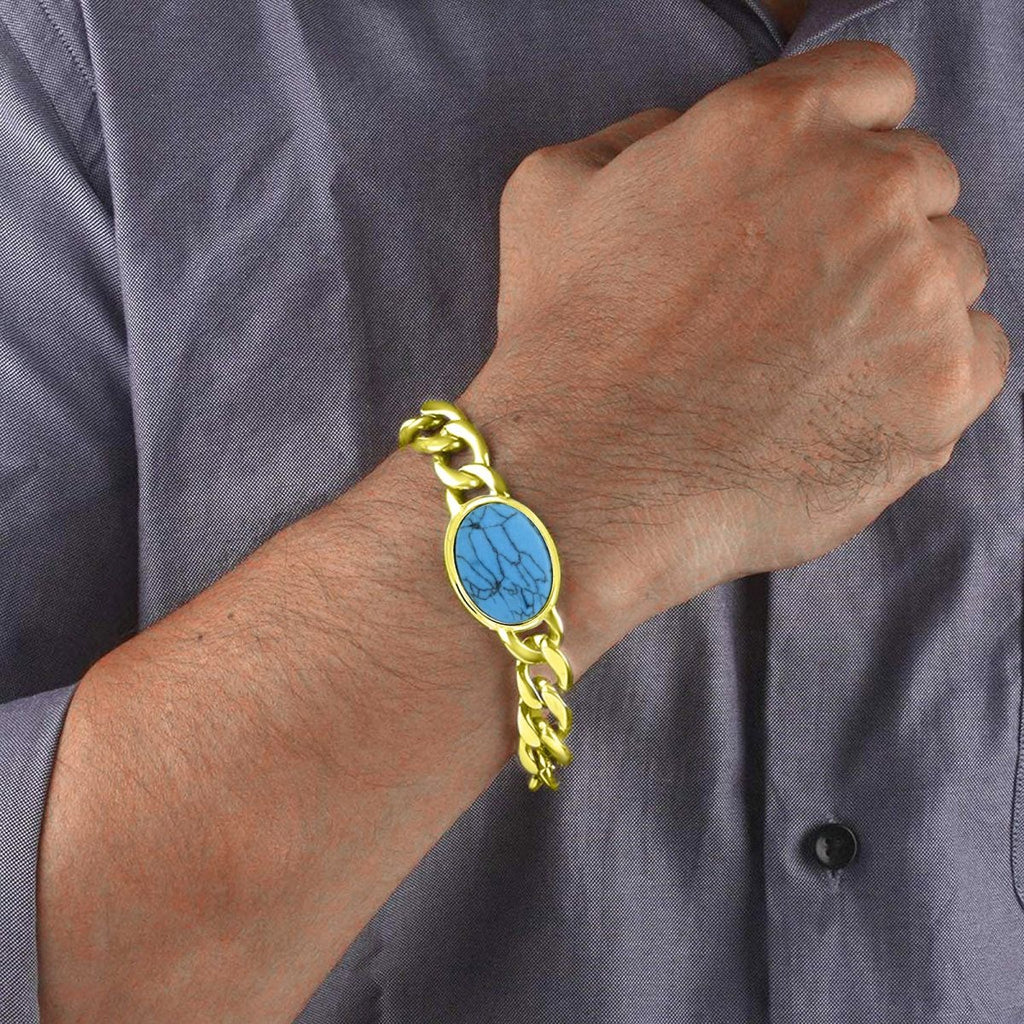 Salman Khan Curb Cuban Chain Surgical Stainless Steel Bracelet for Men