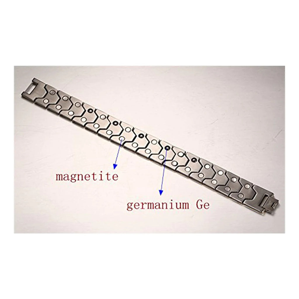 Stainless Steel Health Care Magnet Therapy Bio Energy Bracelet - Natural Healing Accessory