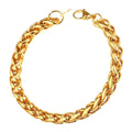 Spiga Franco 22K Gold 316L Stainless Steel Smooth Bracelet - Elegance and Durability Redefined
