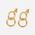 Premium Quality Gold Plated Stainless Steel Earrings for Women