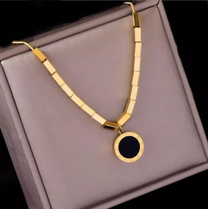 Premium Quality Anti Tarnish Gold Plated Stainless Steel Designer Necklace for Women