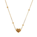 Anti-Tarnish Gold Plated Heart Themed Pendant Necklace for Women