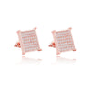Fancy Bright Zircon Hip Hop Style Stud Party Earrings for Women