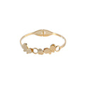 Creative butterflys Gold Plated stainless steel diamond bangle bracelets for Women