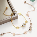 Premium Quality Zircon Circle Roman Digital Bracelet for Women's Party Jewelry