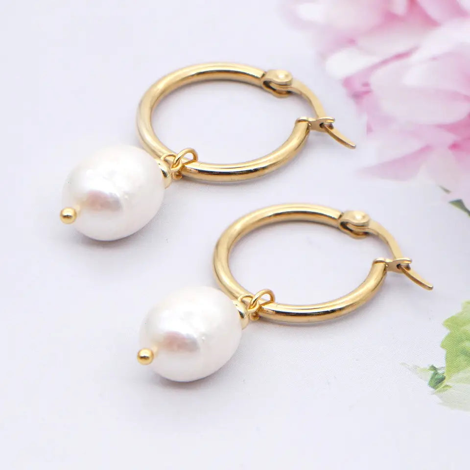 Premium Quality Gold Plated Stainless Steel Earrings for Women