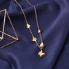 Chic Titanium Steel Butterfly Pendant Necklace Exquisite Fashion Jewelry for a Smart and Alluring Clavicle Accent