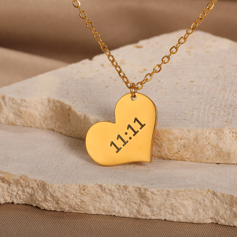 Heart Pendant 18K Gold Filled Heart Initial Necklaces for Girls and Women