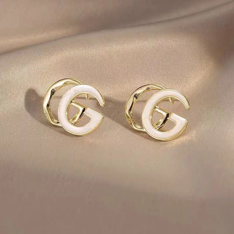 New G letter High quality fashion temperament earrings