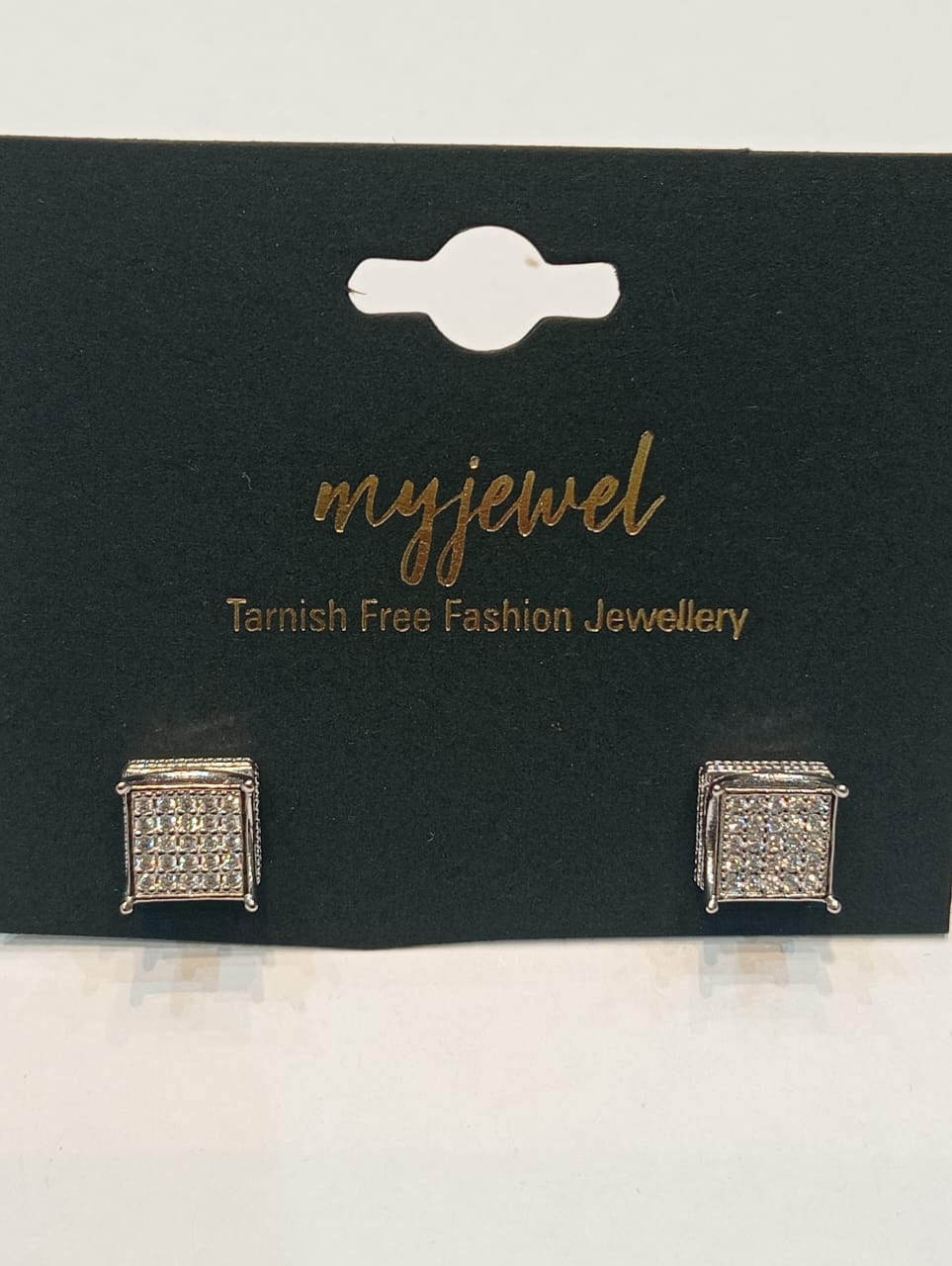 Fancy Bright Zircon Hip Hop Style Stud Party Earrings for Women