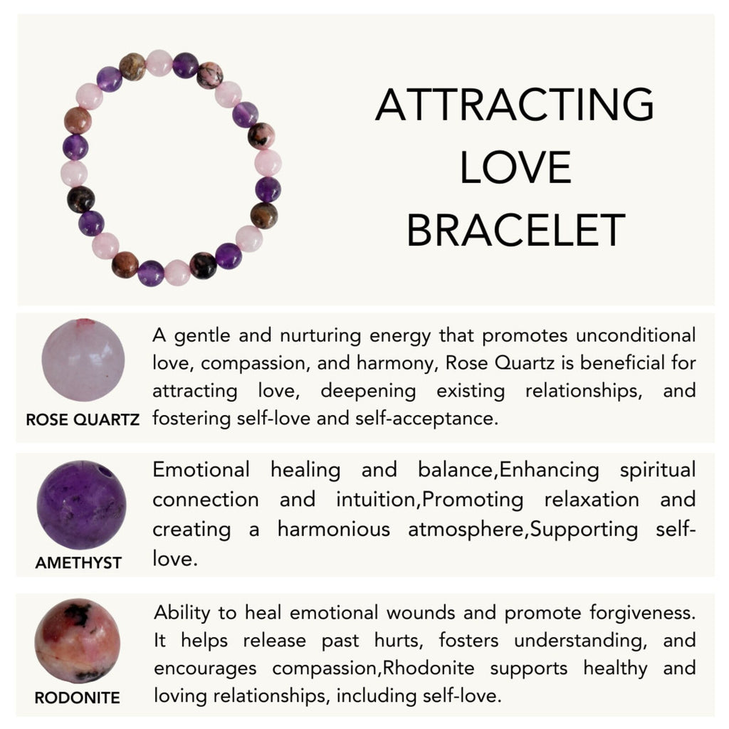 Unisex Original Gemstone Beads Intention Bracelets - Harnessing the Power of Purposeful Style