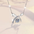 Crystal Studded Infinity Stone Anti Tarnish Pendant Necklace for Women