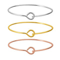 Premium Quality Stainless Steel Simple Openable Daily Wear Bracelet for Women