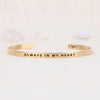 4mm width stylish Inspirational series Bracelets for women