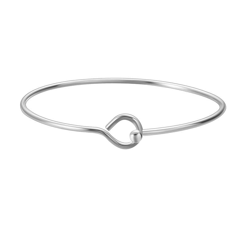 Premium Quality Stainless Steel Simple Openable Daily Wear Bracelet for Women