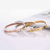 High Quality 18K Gold Plated Stainless Steel Love Bracelets