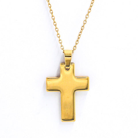 Cross pendant chain for male and female - Gold Color