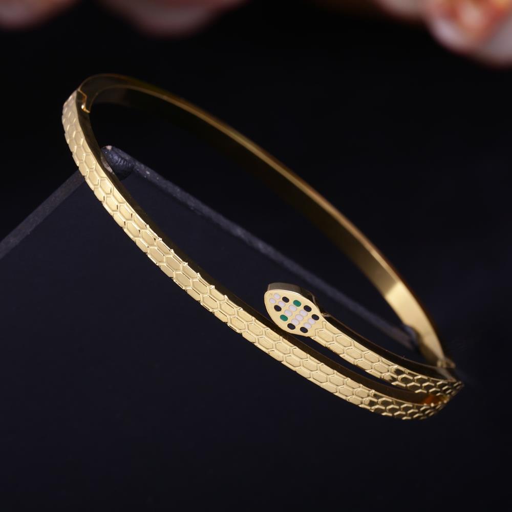 14k Gold Plated premium Quality Serpent design bracelet for Women