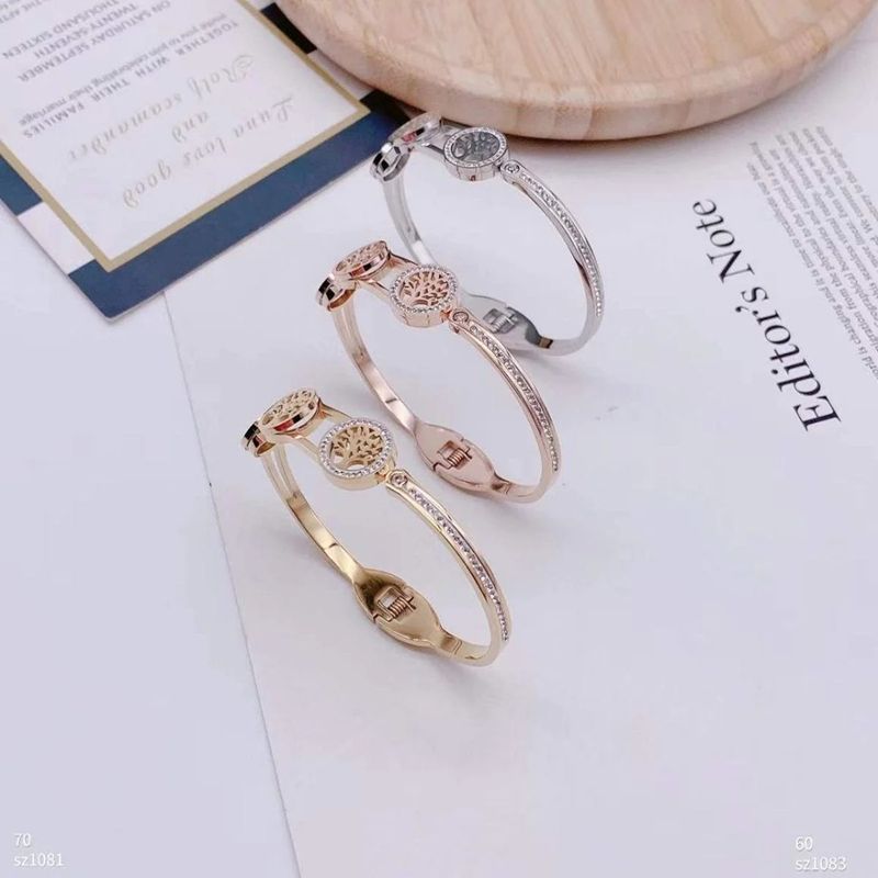 Premium Quality Stainless Steel Gold Plated Fashion Bracelet Bangle for Women