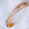 Premium Quality Stainless Steel Gold Plated Fashion Bracelet Bangle for Women