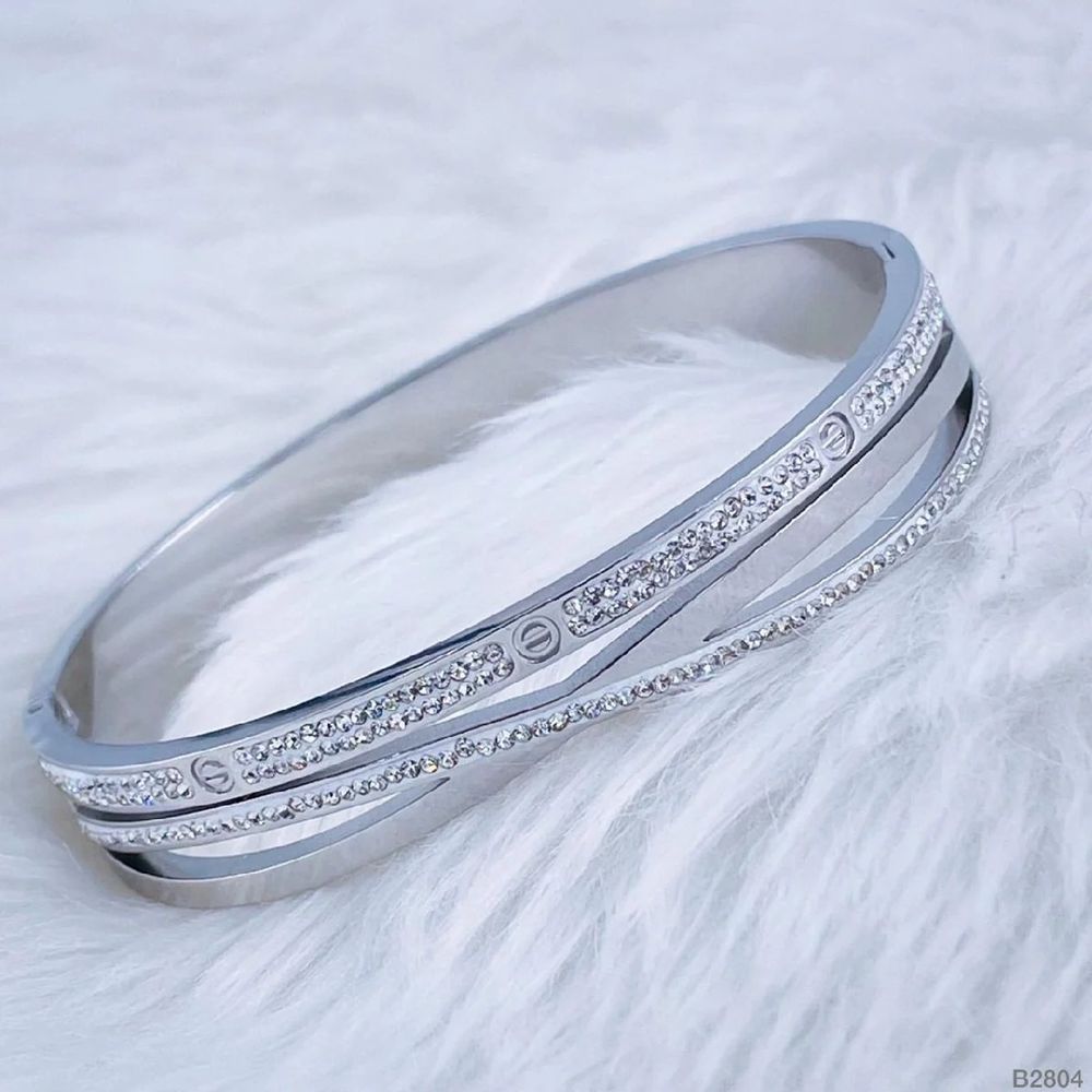 Premium Quality Stainless Steel Gold Plated Fashion Bracelet Bangle for Women