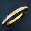 Premium Quality Stainless Steel Gold Plated Fashion Bracelet Bangle for Men & Women