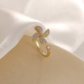 Rotatable Anxiety Relief Fun Spinning widget Gold Color Ring For a great Gift