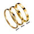 Premium Quality Full Covered High Polished Bracelet for Men and Women - Gold Color