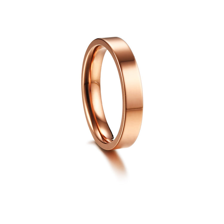 High Quality Water Proof 18k Gold Plated Stainless Steel Minimalist Rings for Men & Women