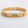 Qty: 2X Combo Premium Steel Engravable Bracelets for Men & Women - Available in 4 Colors