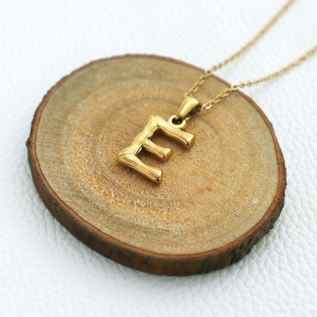 Gold Plated Creative Letter Pendant Chain