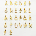 Gold Plated Creative Letter Pendant Chain