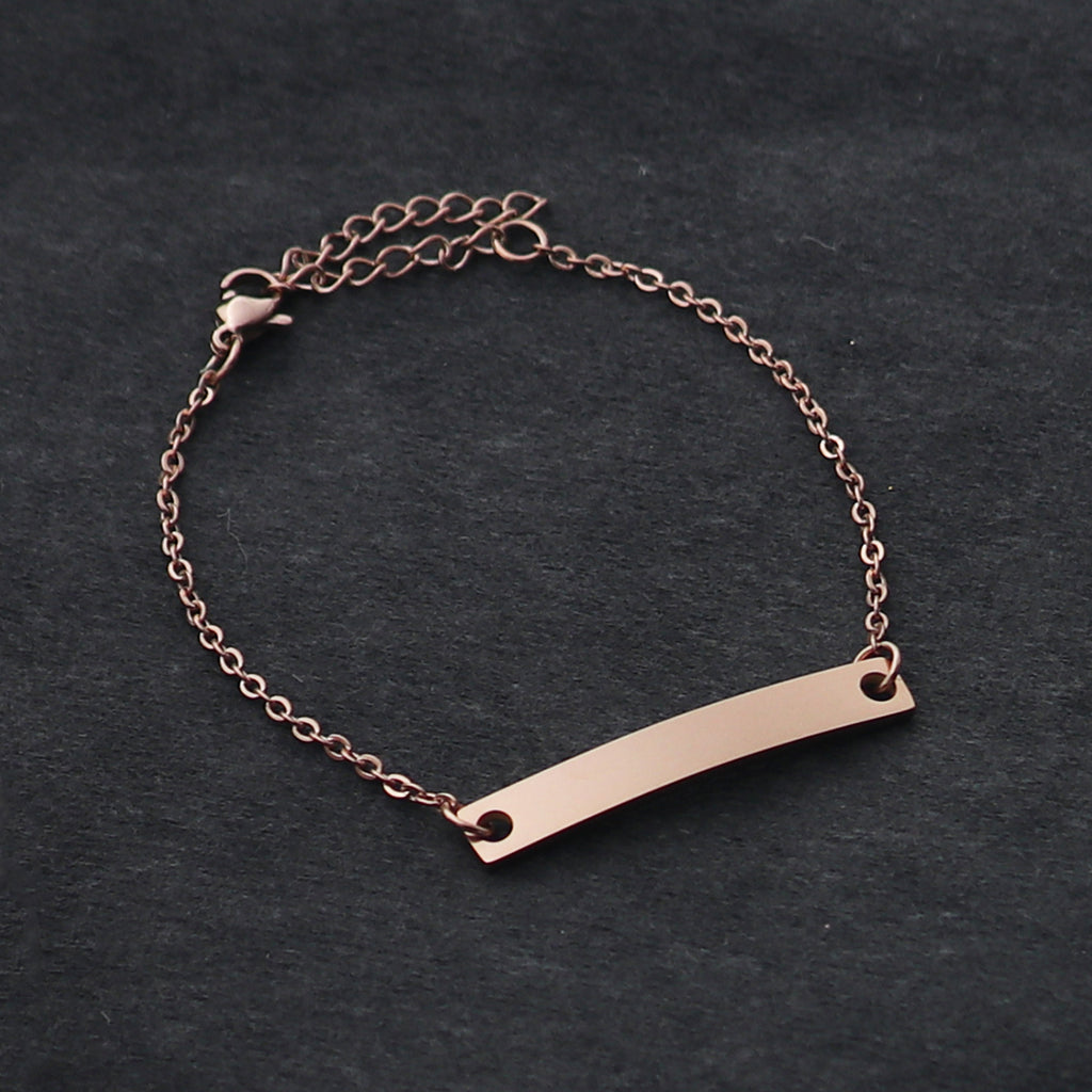 Anchor Chain Stainless Steel 3 colors Bracelets for Women