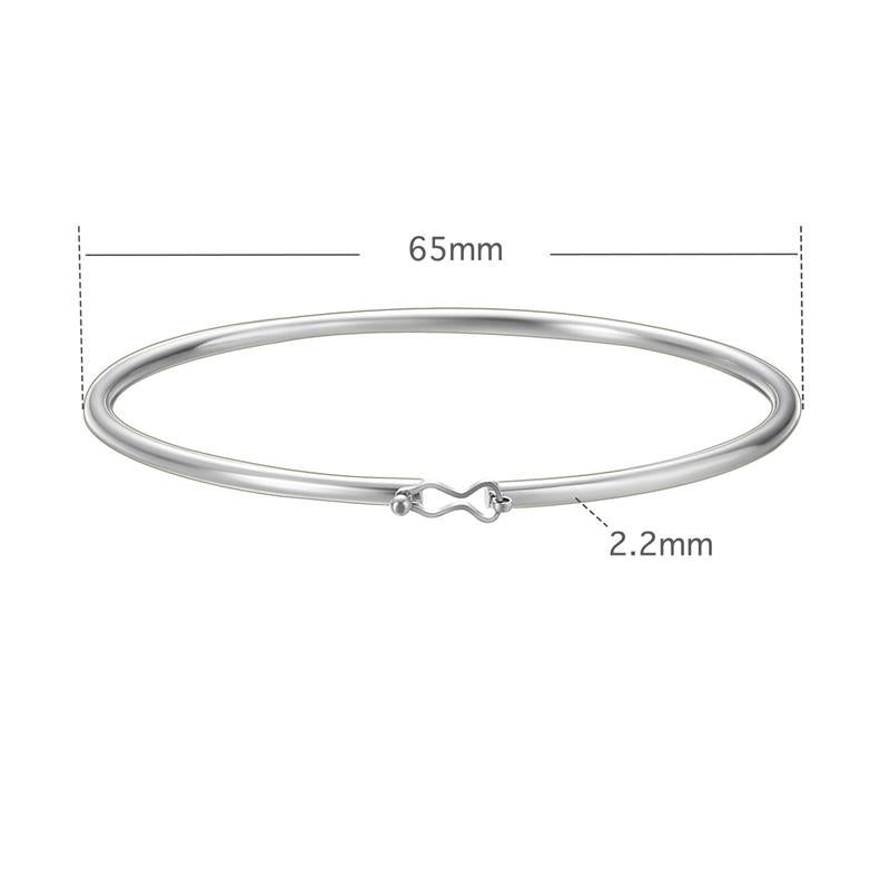 Premium Quality Stainless Steel Simple Openable Daily Wear Bracelet for Women