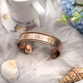 Copper Bracelet for Men and Women 99.9% Pure Copper Fashion Bangle 6.8