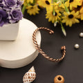 Copper Bracelet for Men and Women 99.9% Pure Copper Fashion Bangle 6.8
