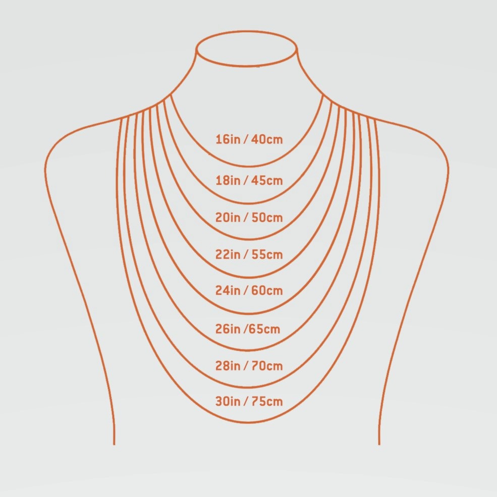 Medium Size l Shape Pendant With Thin Chain for Men & Women -  Black Color
