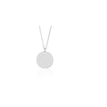 Custom Round Pendant Chain for Women - Silver Color