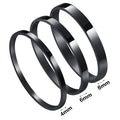Premium Quality Full Covered High Polished Bracelet for Men and Women - Black Color