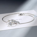 Premium Quality Silver Color Luxury Zircon Charm Bracelet & Bangle Fashion Party Wear Bracelet for Women & Girls