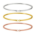 Premium Quality Stainless Steel Simple Openable Daily Wear Bracelet for Women